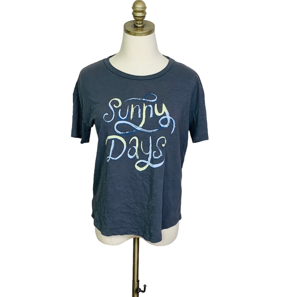 Wildfox "Sunny Days" crew neck slub tee XS 3570